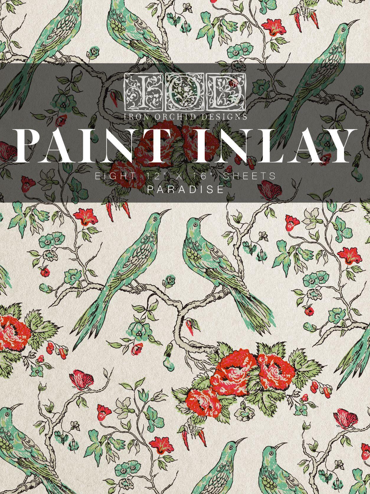 PARADISE IOD PAINT INLAY 12×16 PAD™