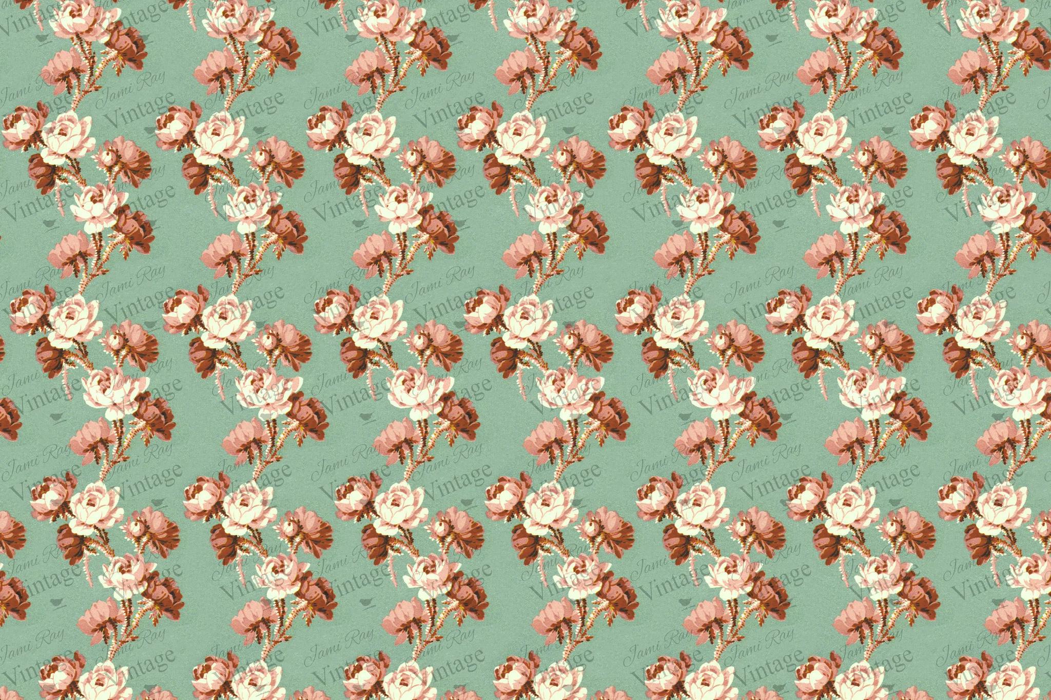 Cottage Floral JRV Decoupage paper
