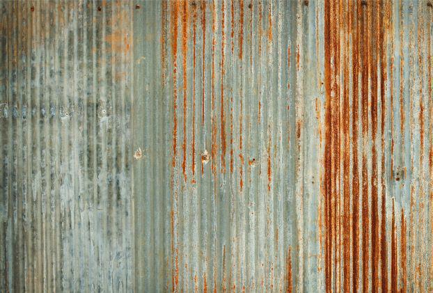 Corrugated Metal - Roycycled Decoupage Paper