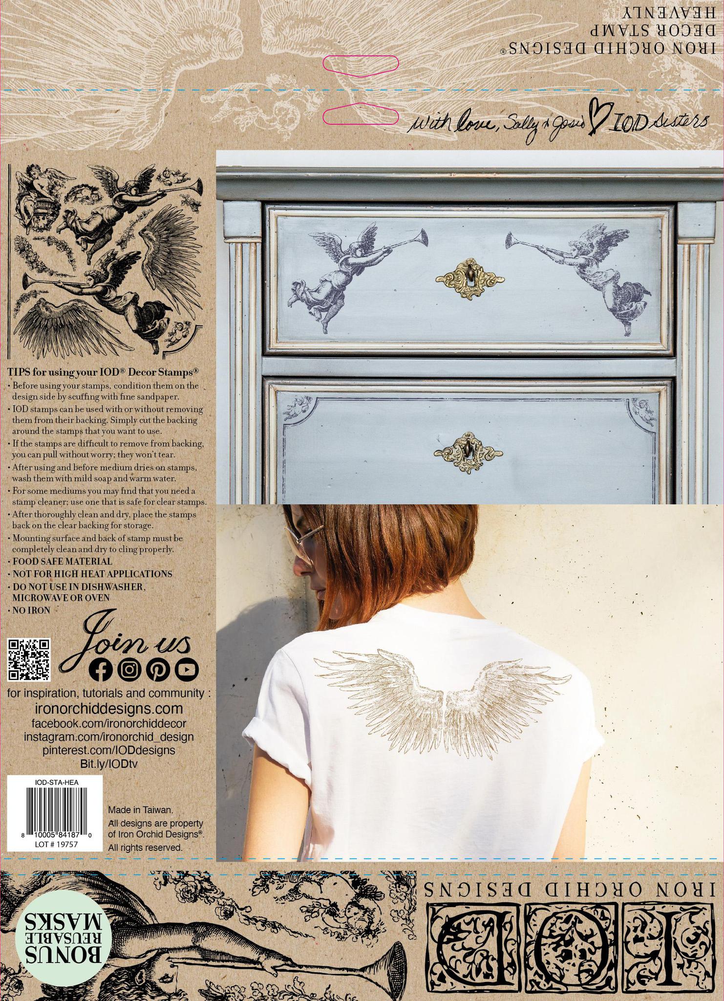 Heavenly 12x12 IOD Stamp™ Retired*