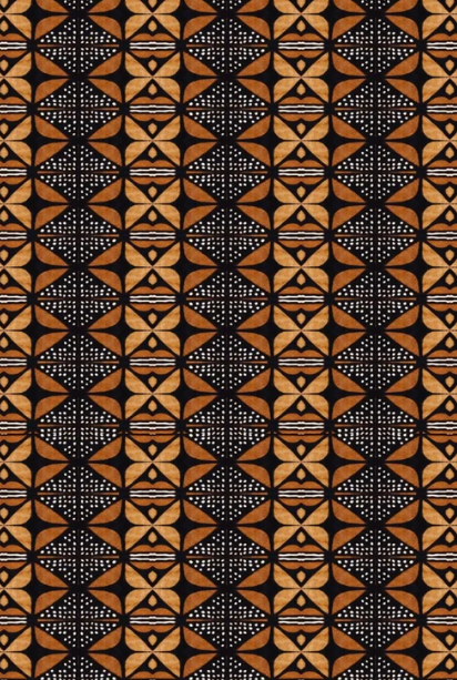African Print - Roycycled Decoupage Paper- Retired