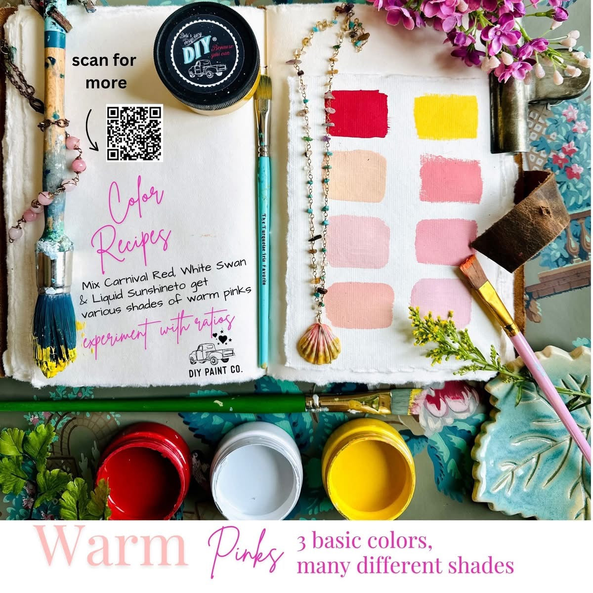 DIY Paint Mixology Lab - 8 Color Sampler Box