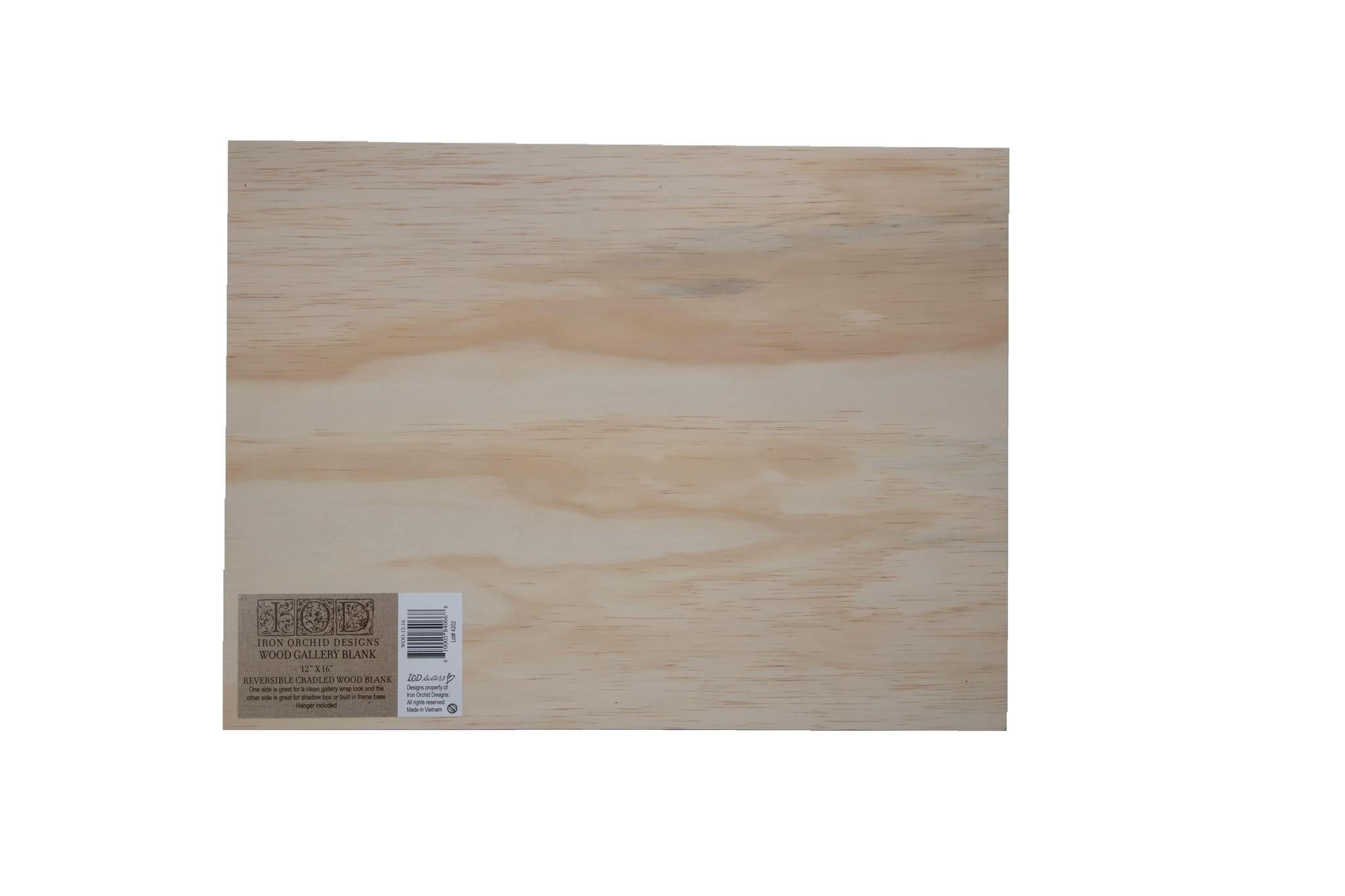 IOD WOOD GALLERY BLANK 12X16