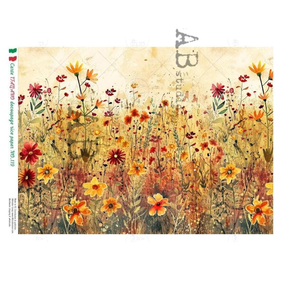 No. 119 Carte Italiano Decoupage Rice Paper