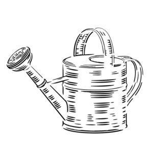 Watering Can Stencil by Roycycled