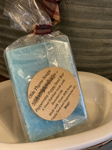 Peppermint Poppy Seed Bar