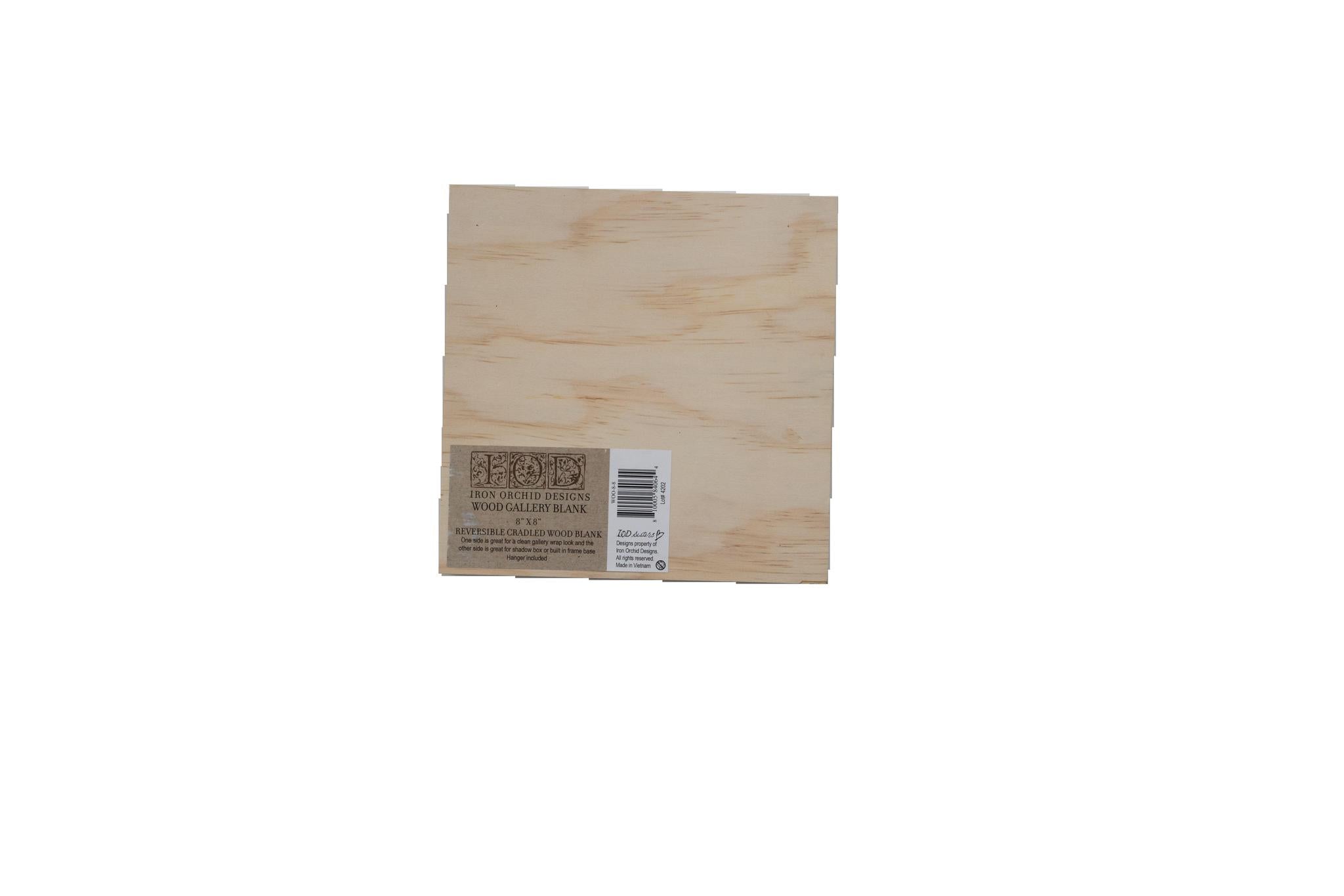 IOD WOOD GALLERY BLANK 8x8