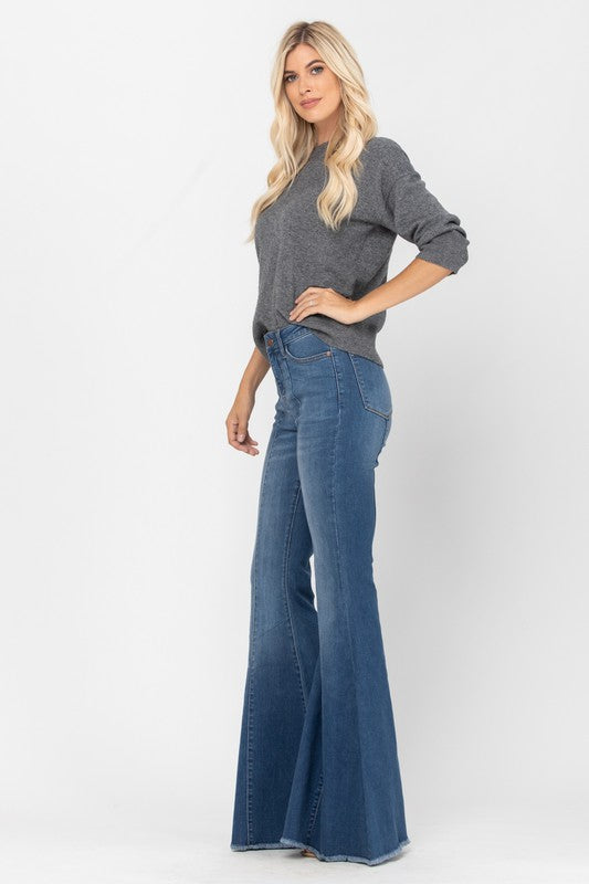 High-Rise Front & Back Seamed Flare 88204