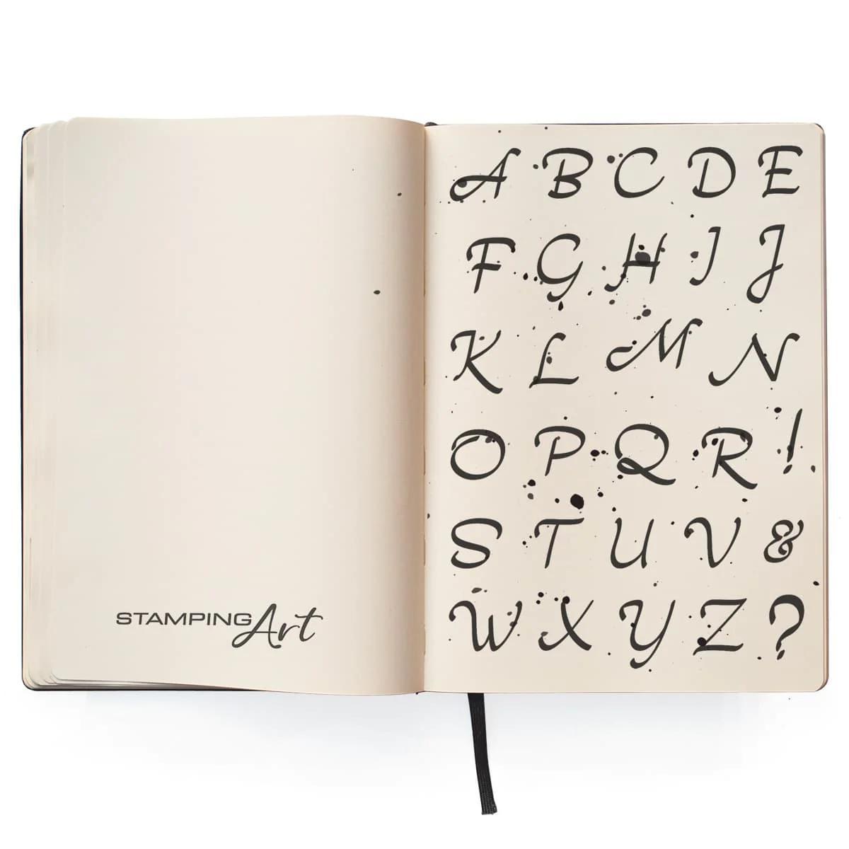 Moonlight Uppercase Alphabet - StampingArt