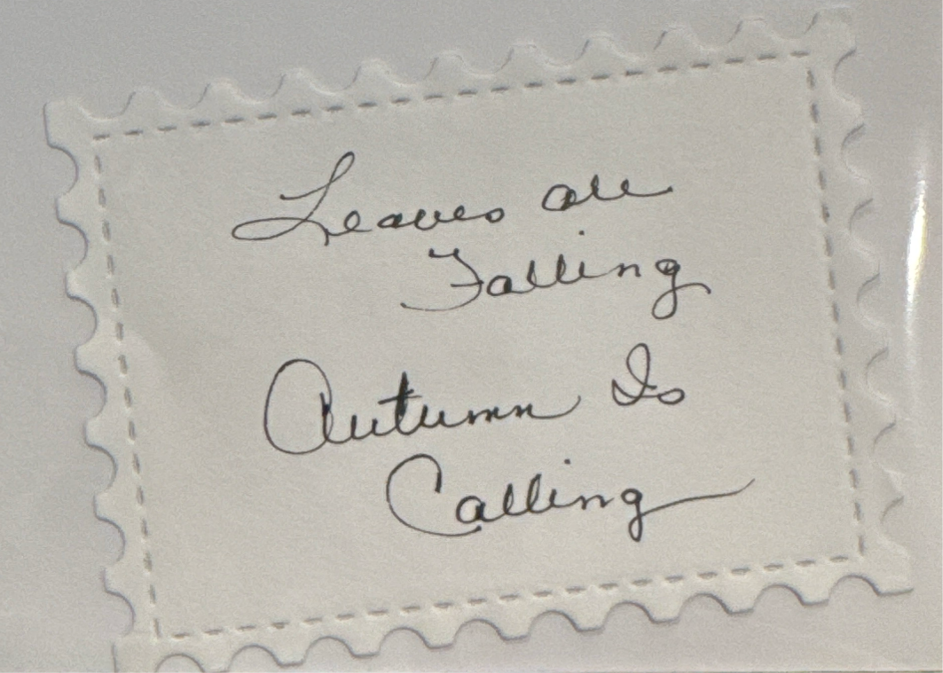 Autumn Blessings- Hand-painted Card