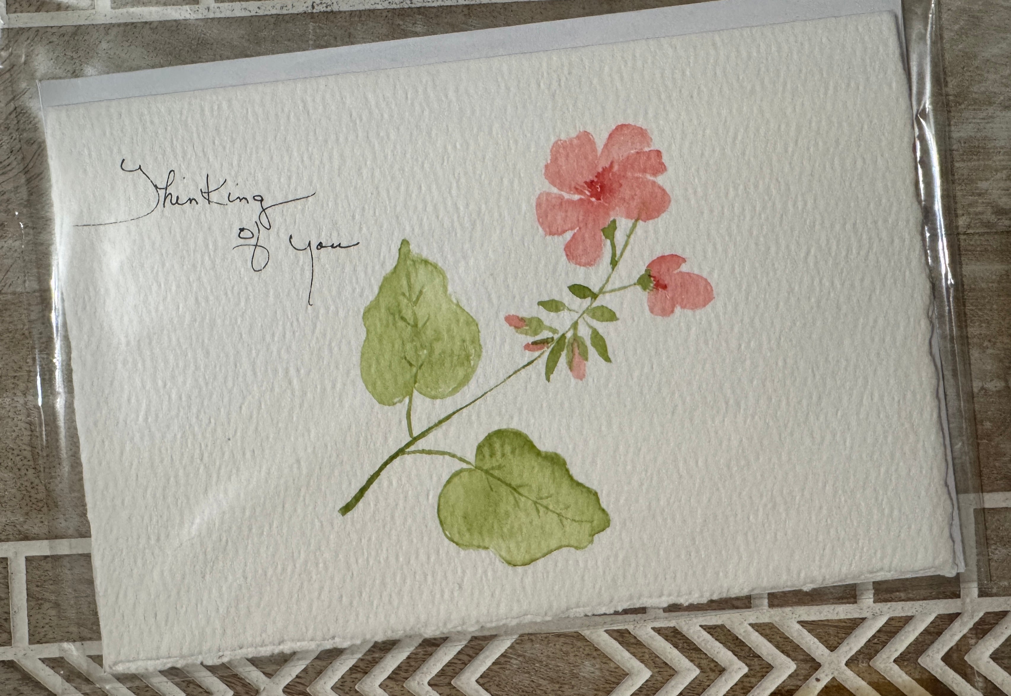 Thinking of You - Hand-painted Card