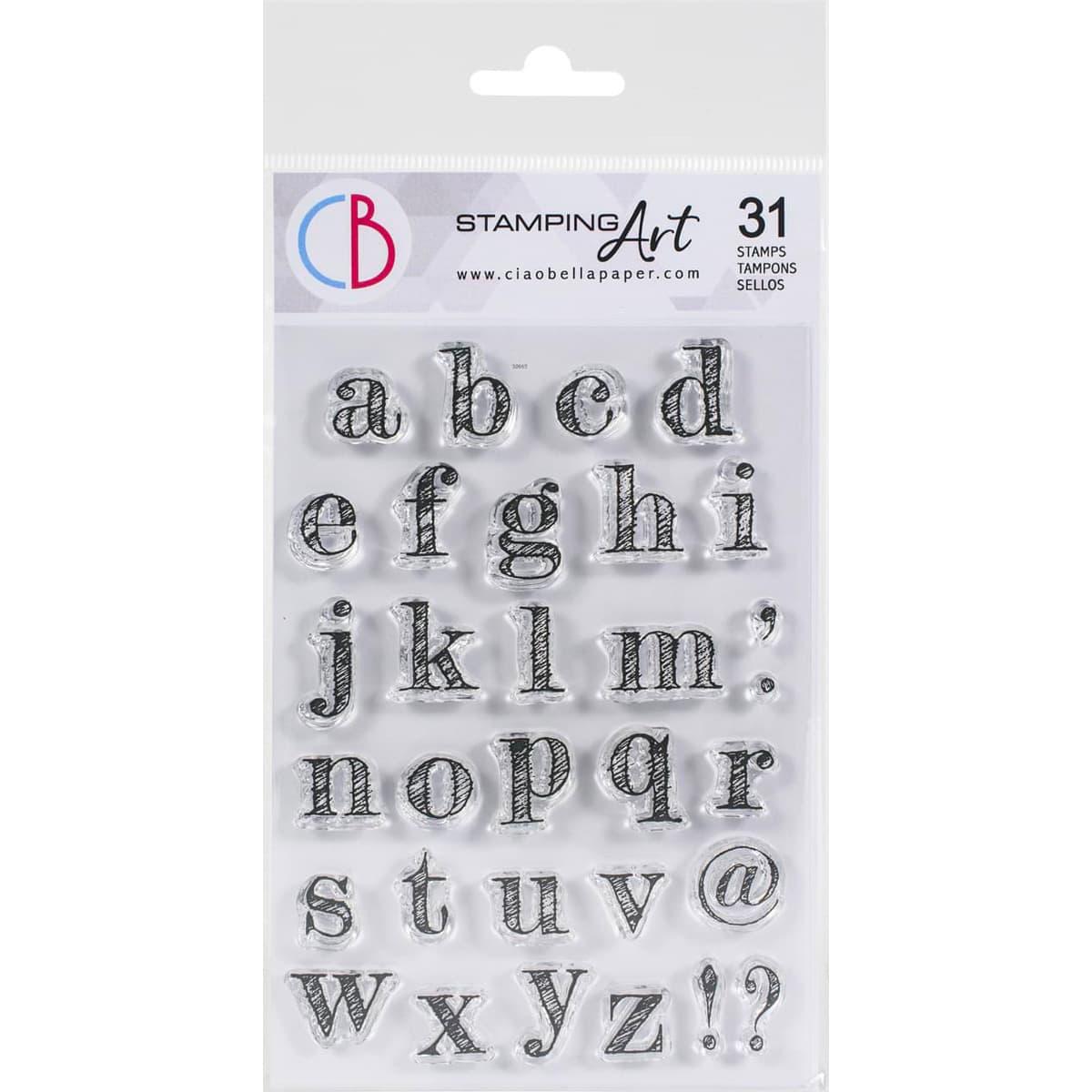 Design Lowercase Alphabet - StampingArt