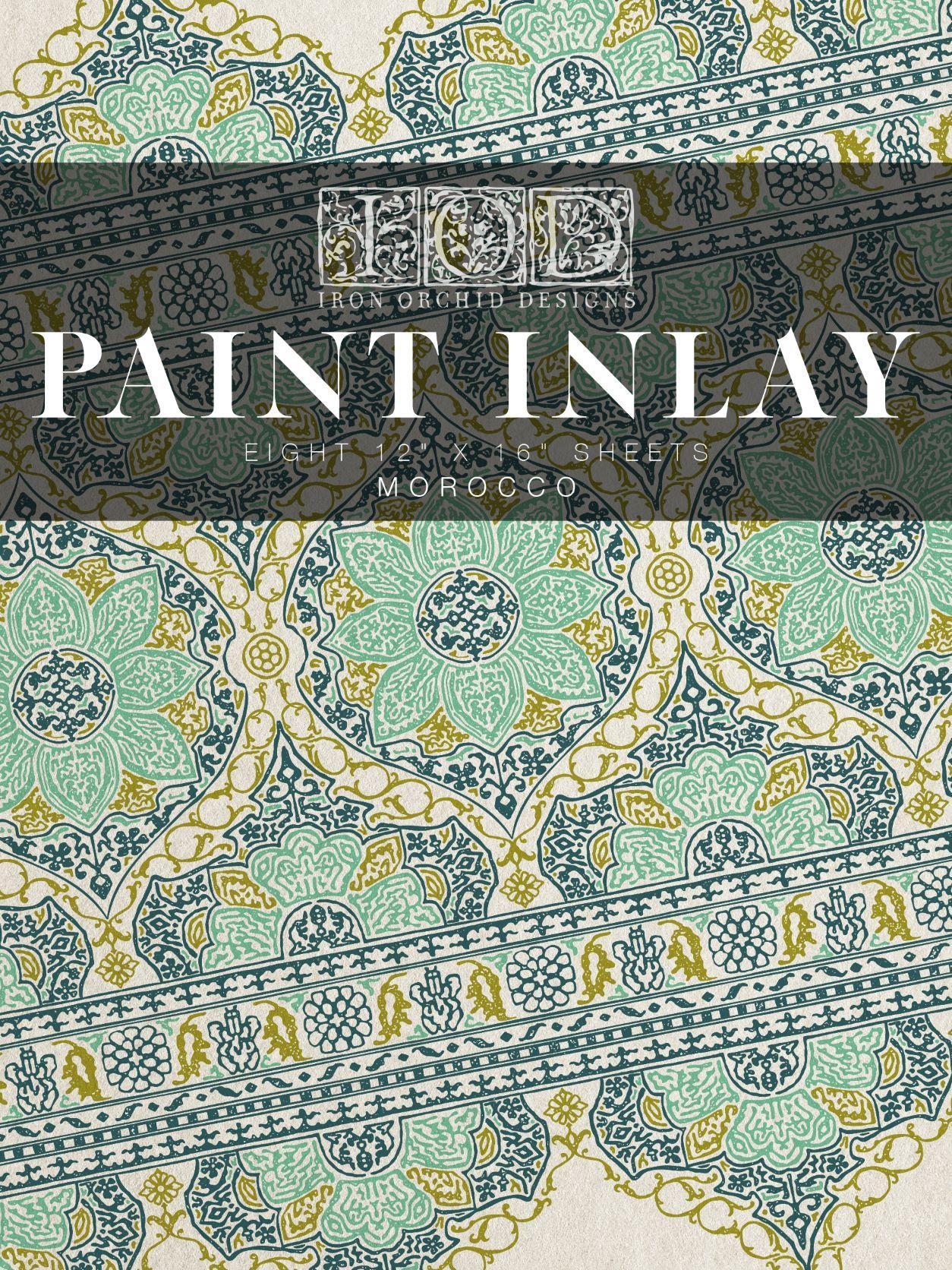 MOROCCO IOD PAINT INLAY 12×16 PAD™