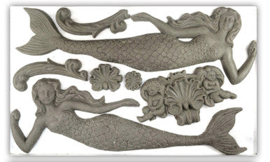 Sea Sisters 6x10 Decor Moulds™. Retired