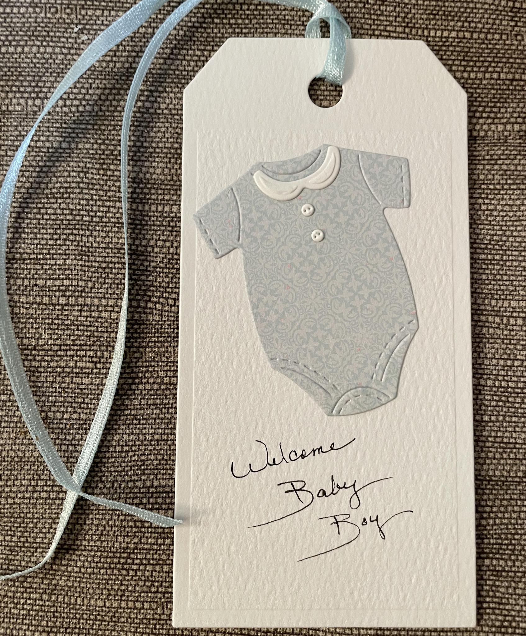 Welcome Baby Boy - Gift Tag