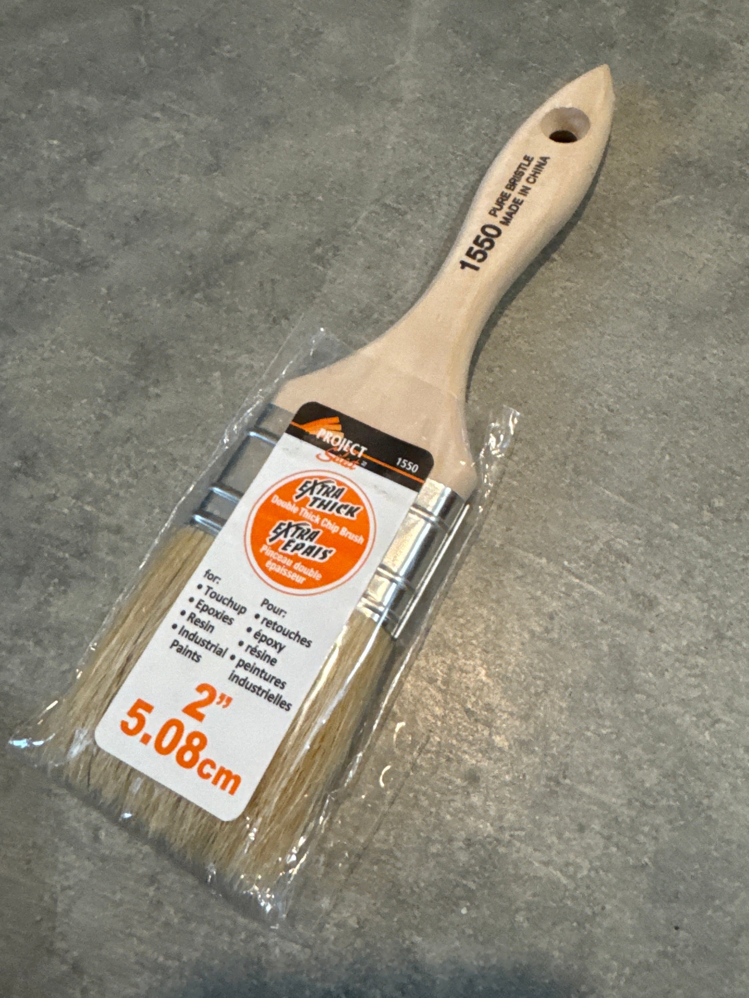 2” Double Thick Chip Brush - 1550 Pure Bristle