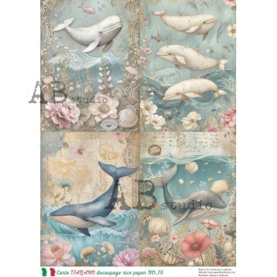 No. 76 Carte Italiano Decoupage Rice Paper