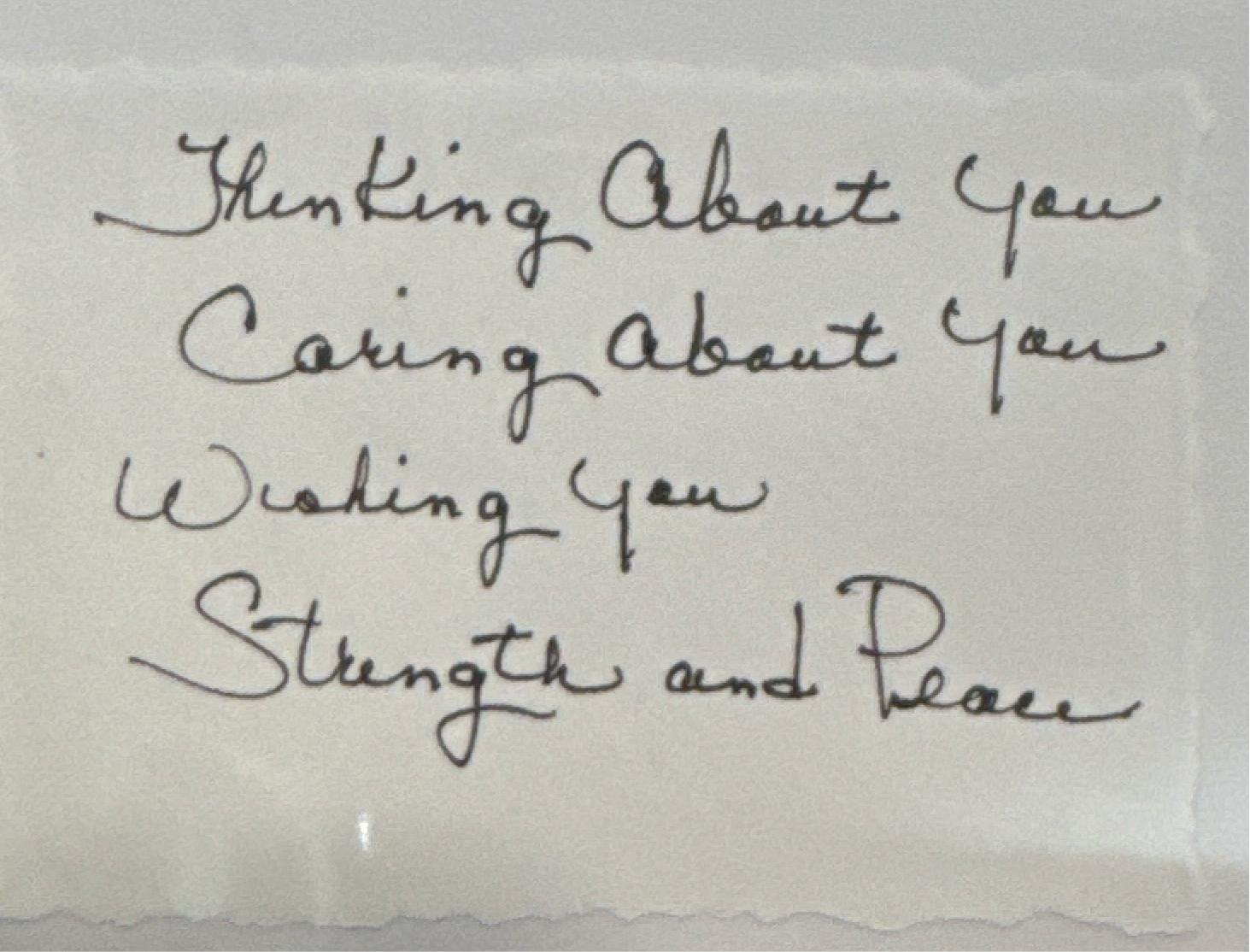 Thinking of You - Hand-painted Card