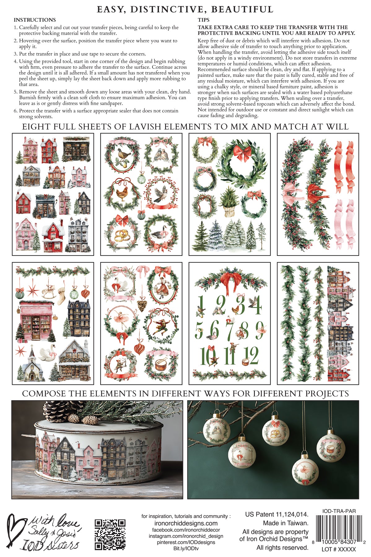 Partridge Lane 8x12 IOD Transfer