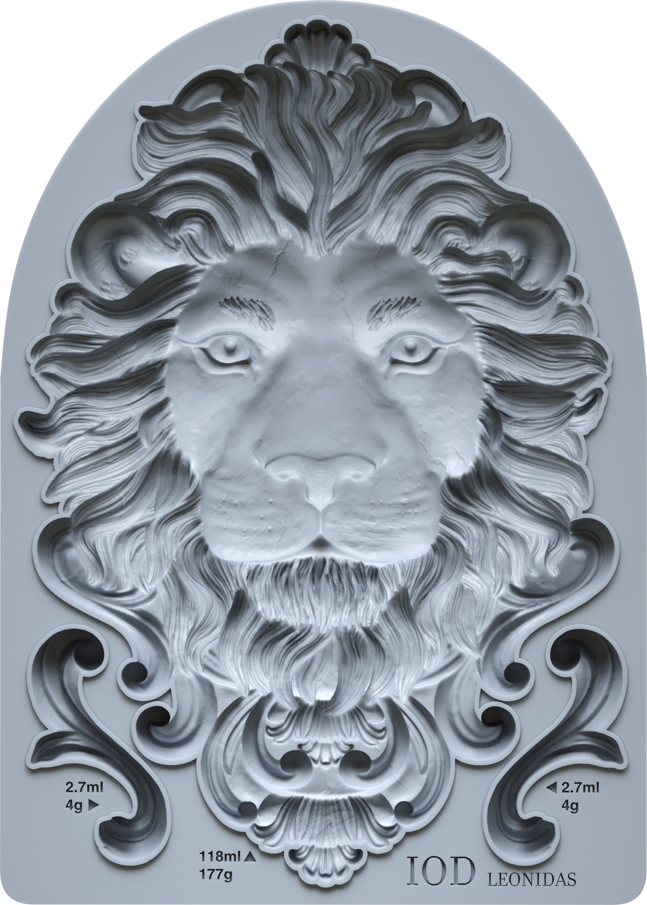 Leonidas 5x7 IOD Decor Mould™