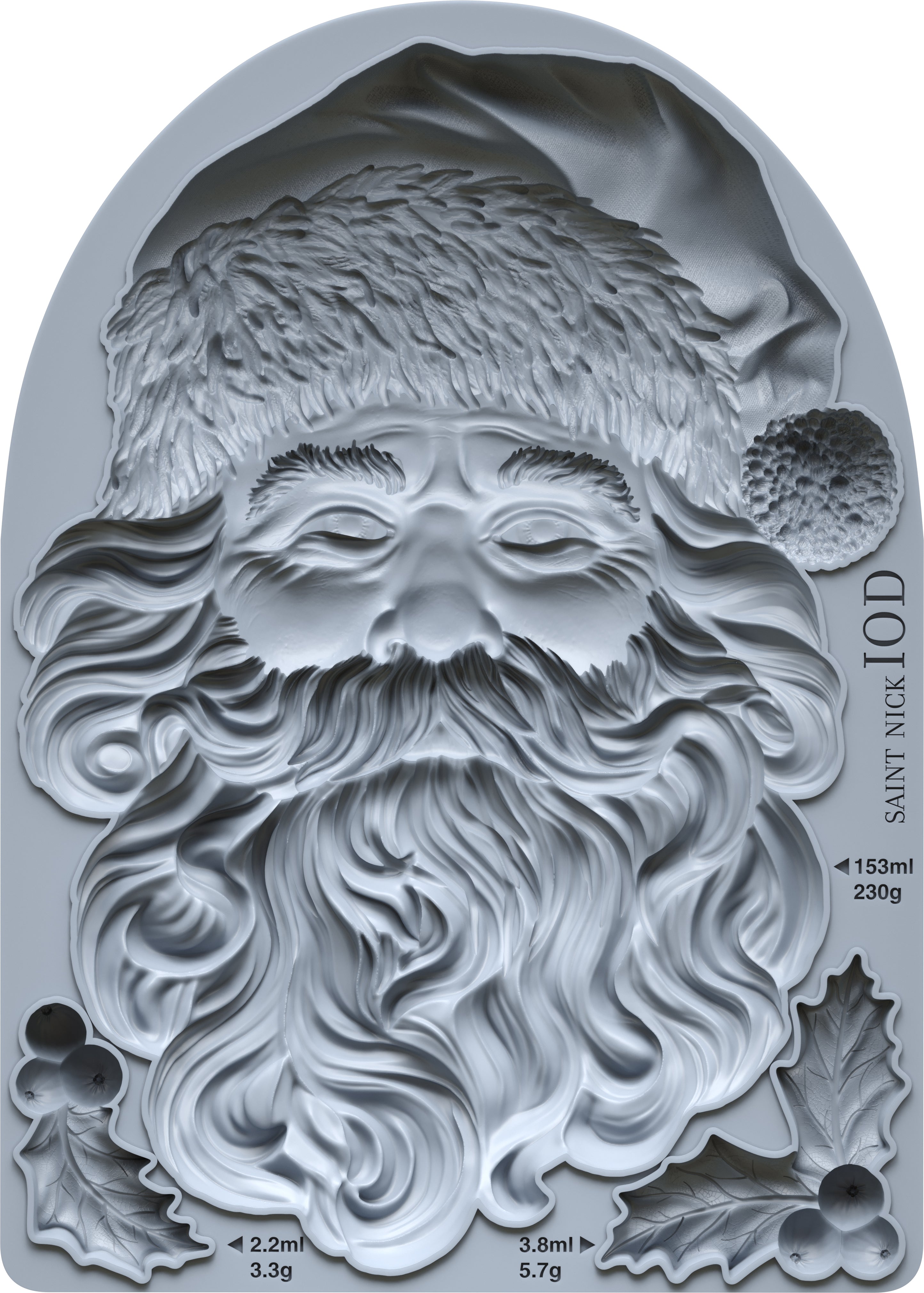 Saint Nick 5x7 IOD Decor Mould™