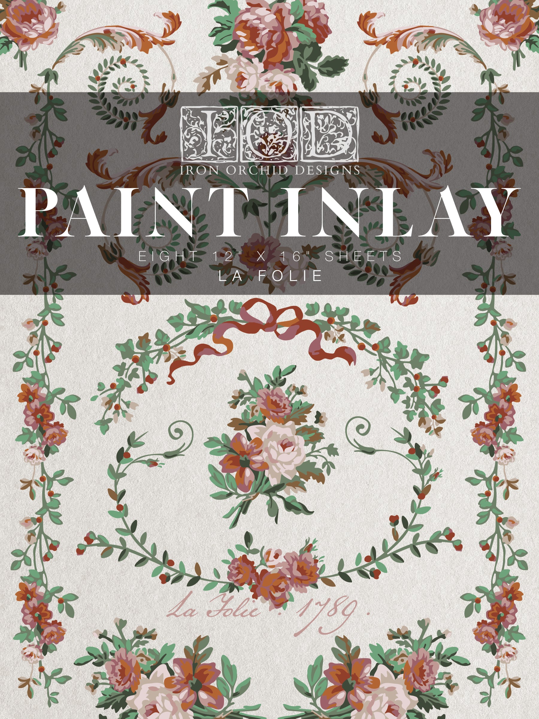 La Folie IOD Paint Inlay 12x16 Pad™