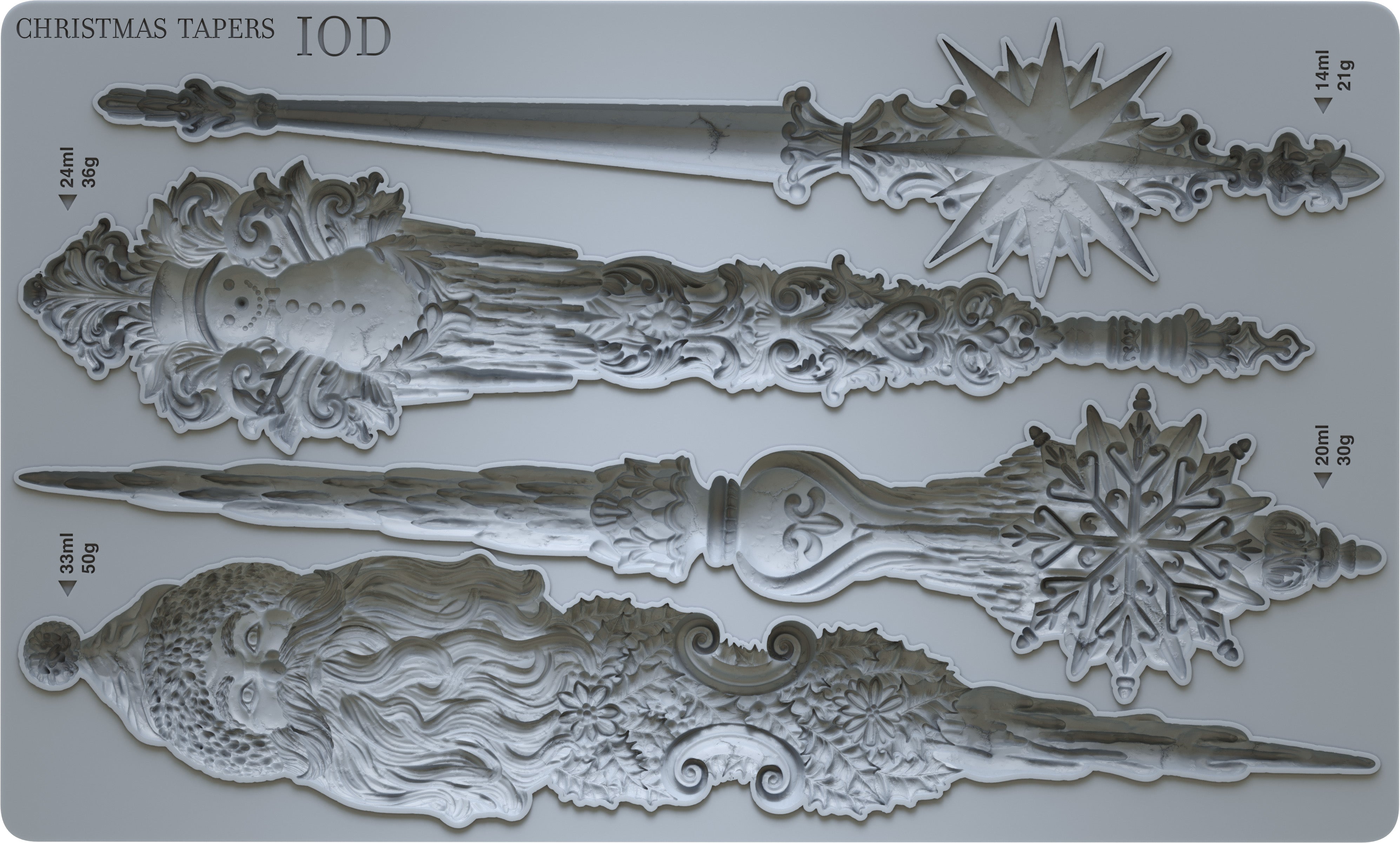 Christmas Tapers 6×10 Decor Moulds™