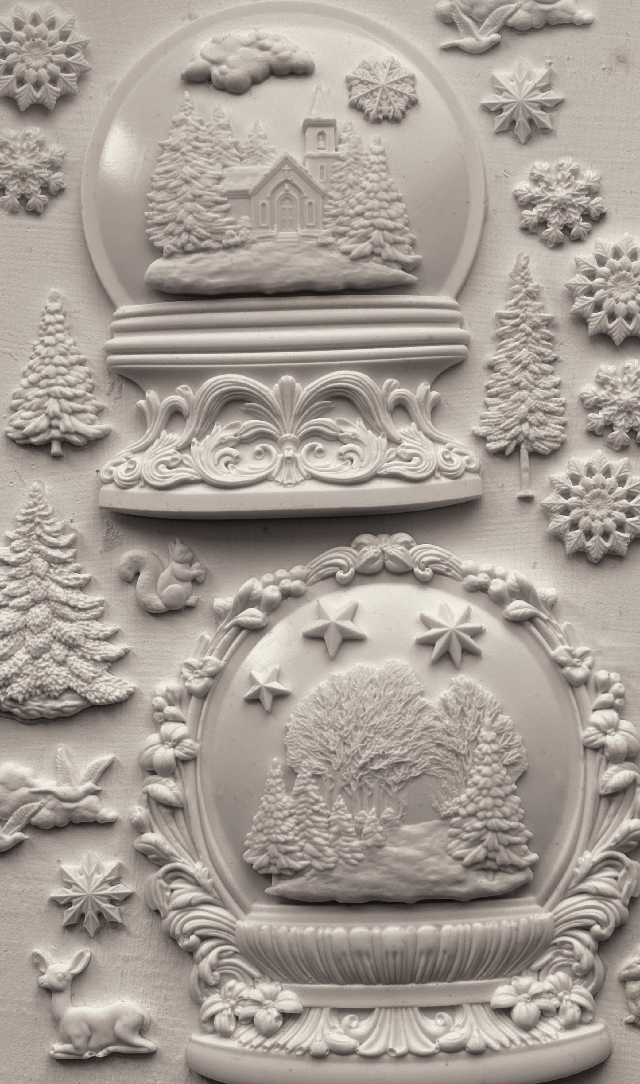 Snow Globes 6×10 Decor Moulds™