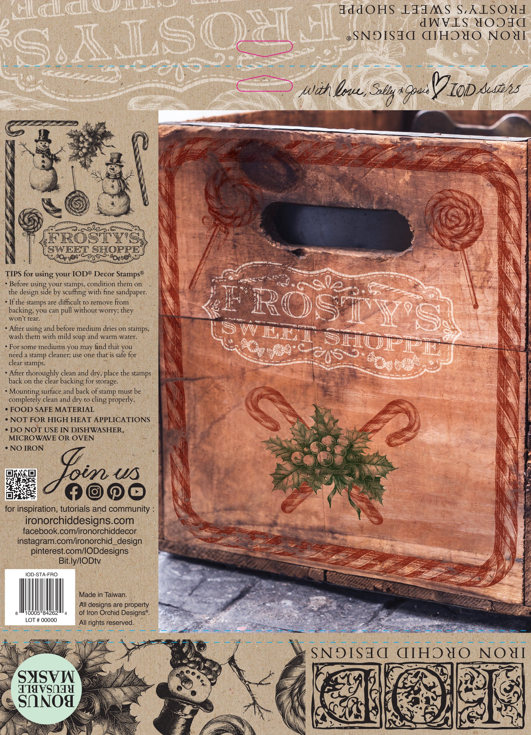 Frosty's Sweet Shoppe 12×12 IOD STAMP™ *