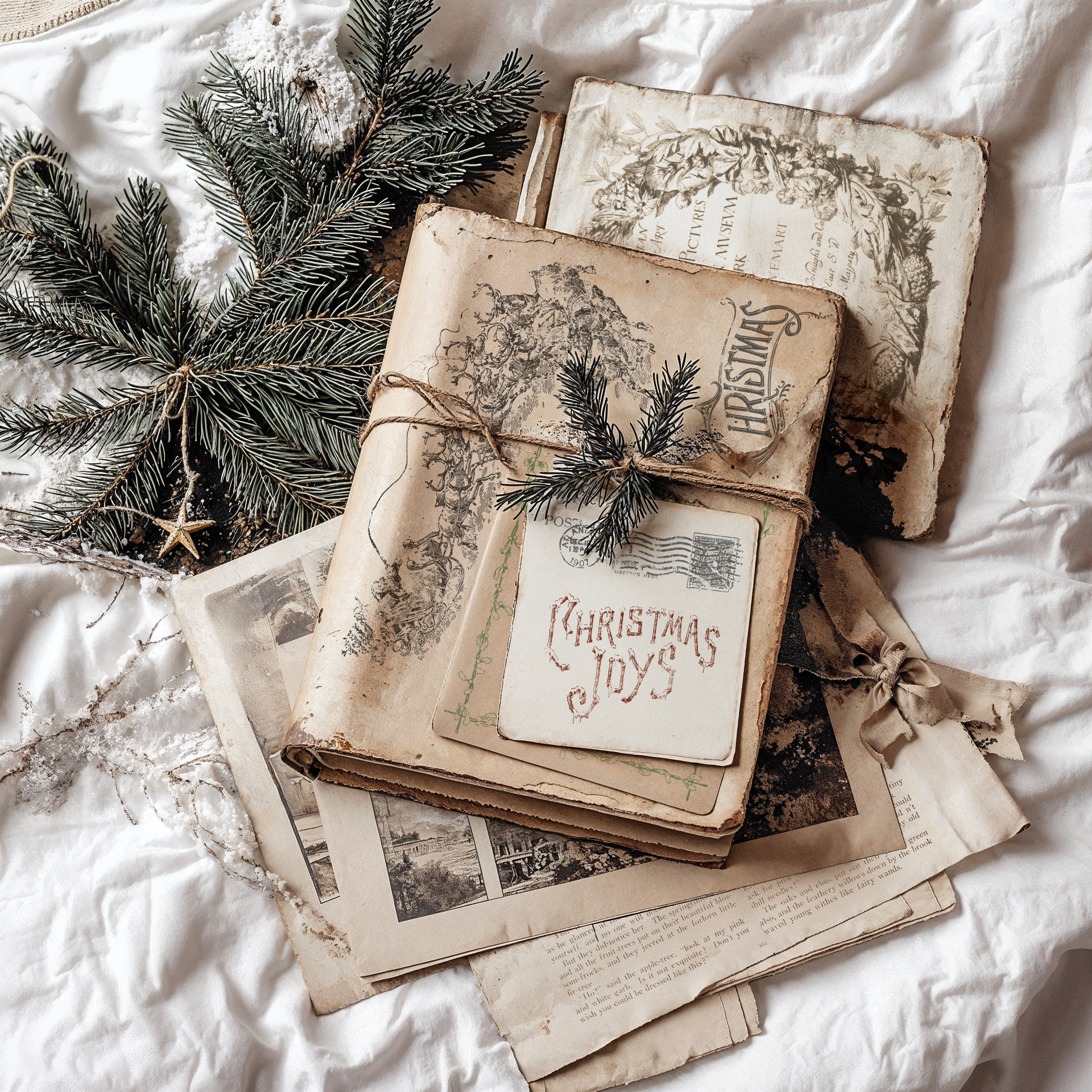 Christmas Post 12×12 IOD STAMP™
