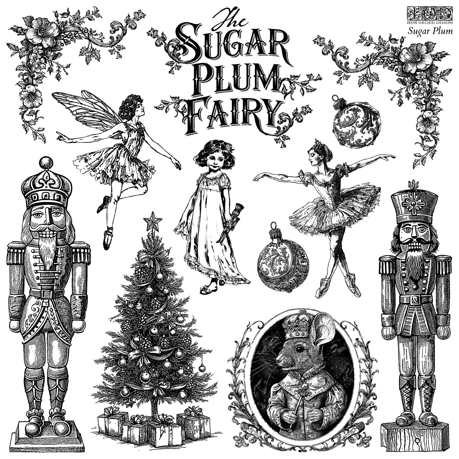 Sugar Plum 12×12 IOD STAMP™