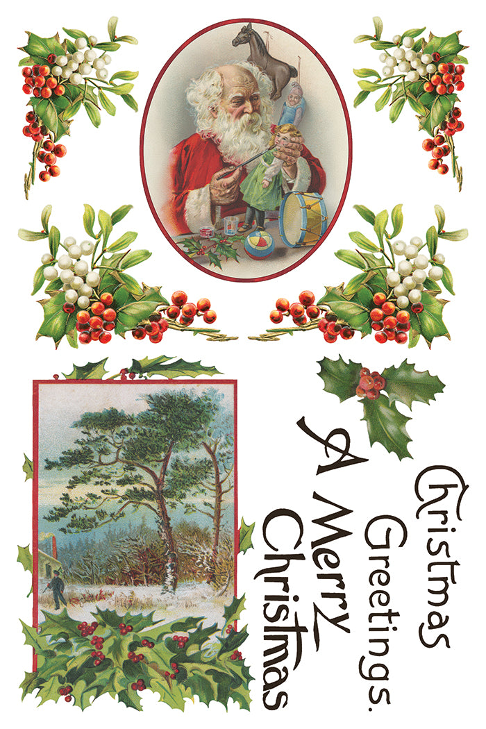 Christmas Joy 8x12 IOD Transfer