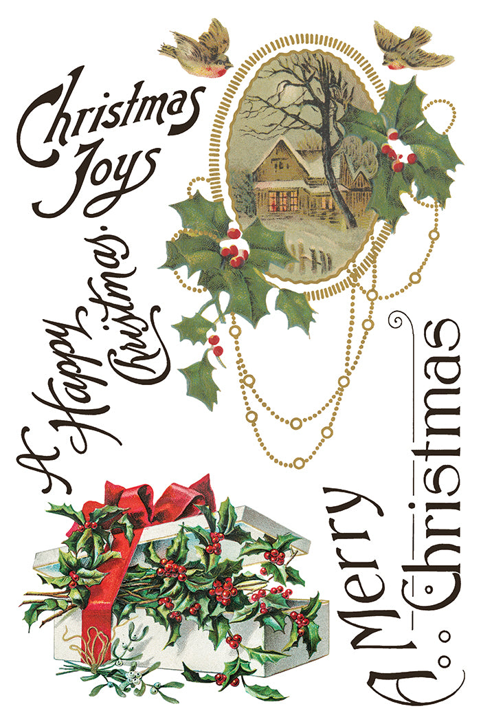 Christmas Joy 8x12 IOD Transfer