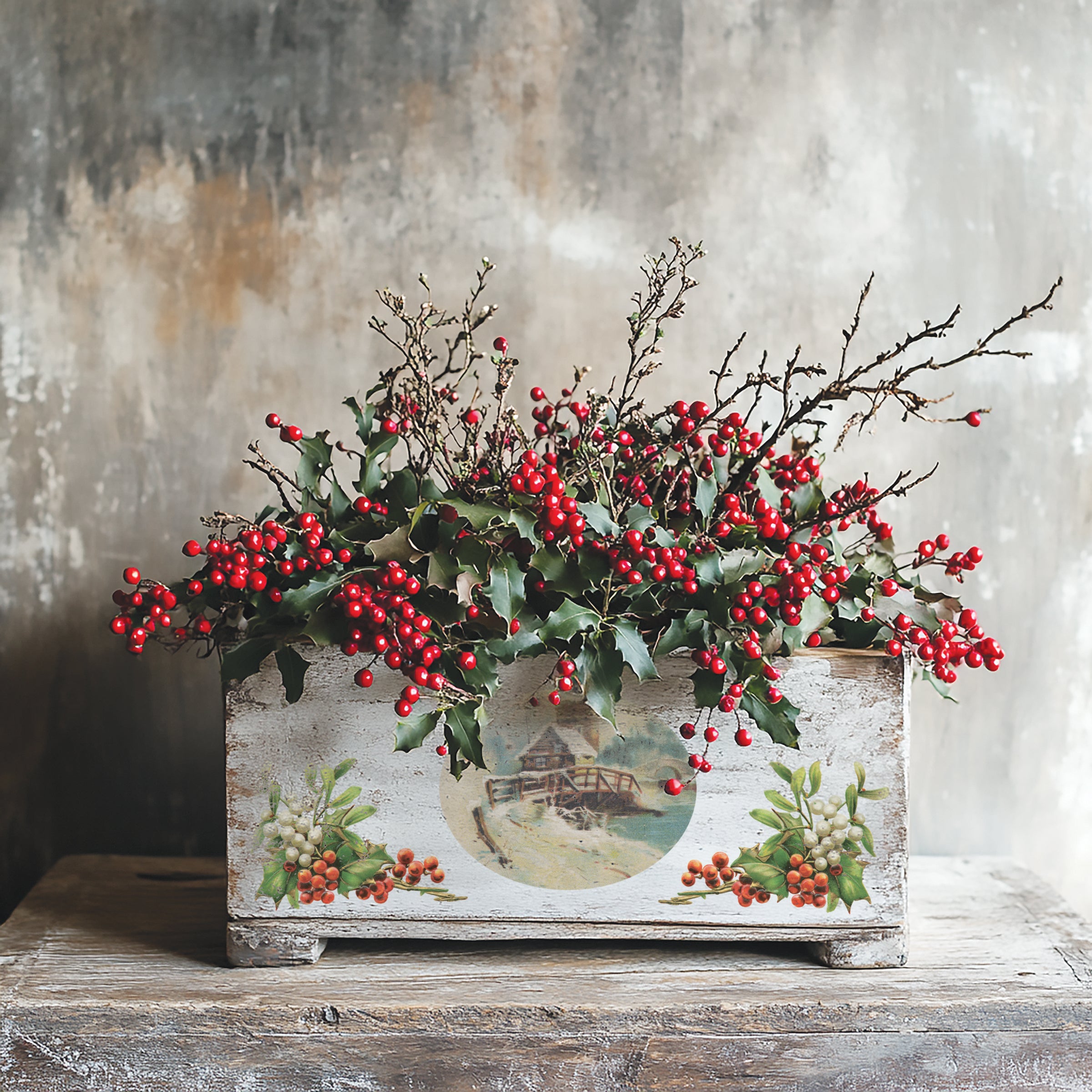 Christmas Joy 8x12 IOD Transfer