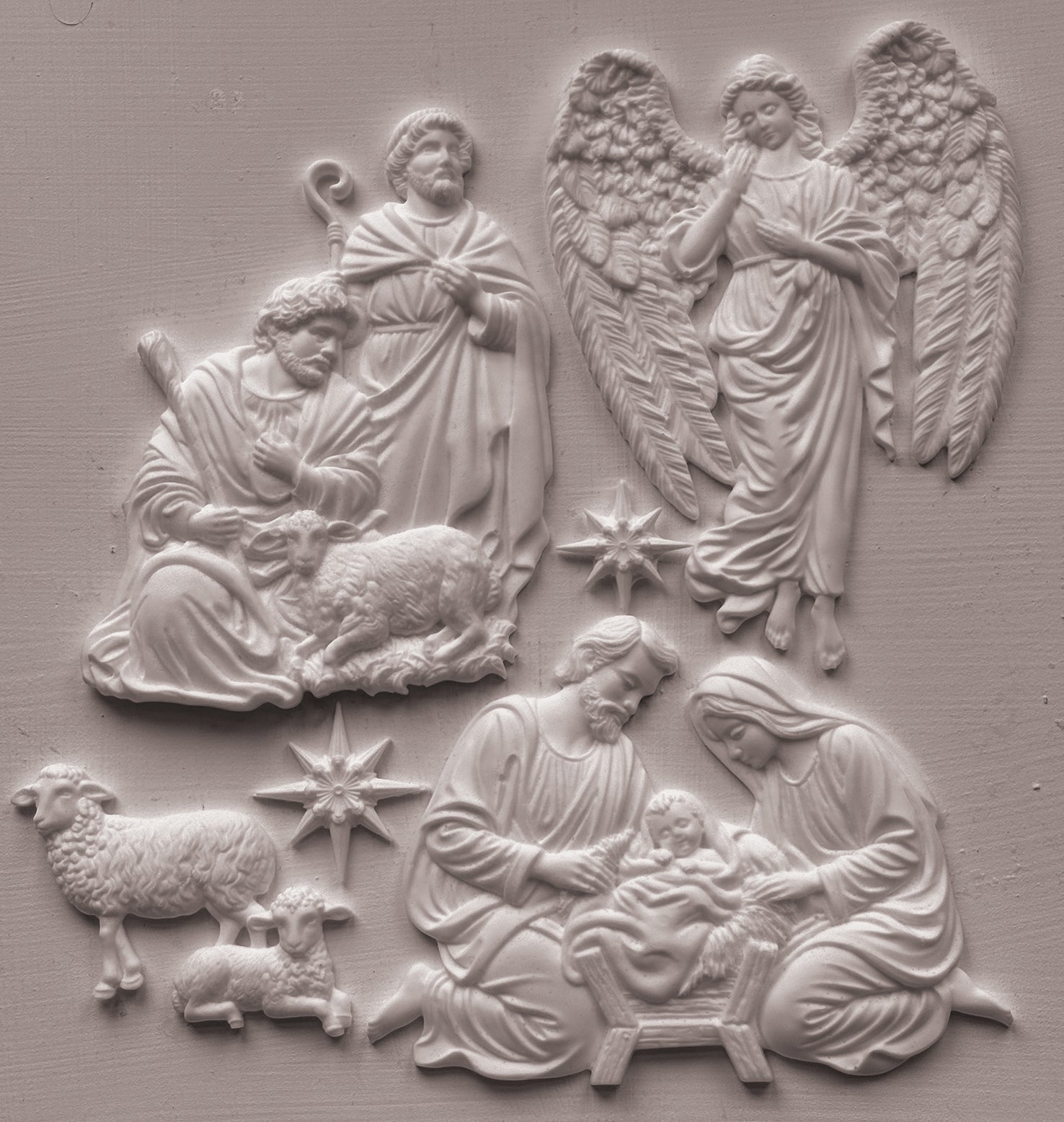 Silent Night 6x10 IOD Decor Mould™