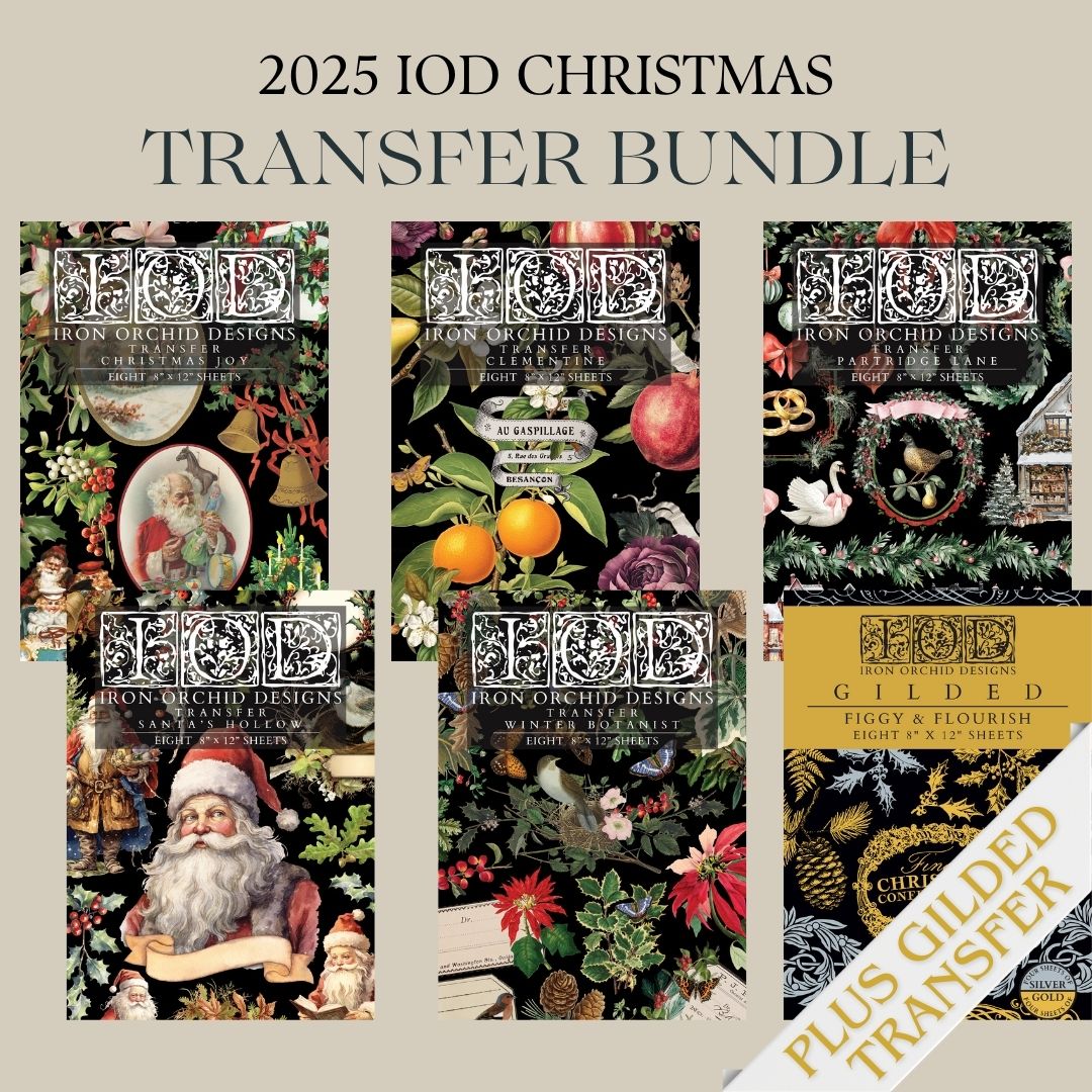 2025 Christmas Transfers Bundle - PLUS Gilded Transfer