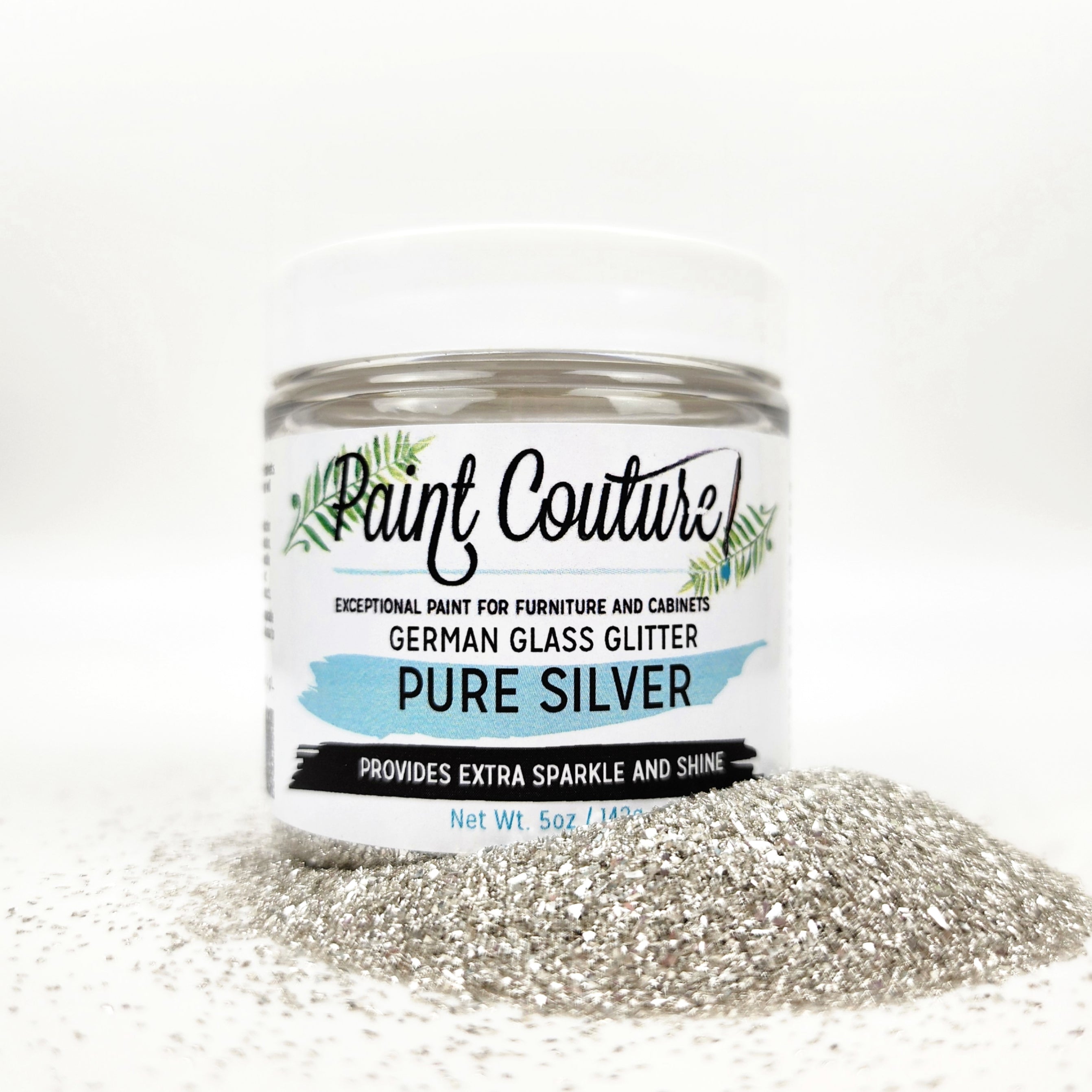 Pure Silver - German Glass Glitter