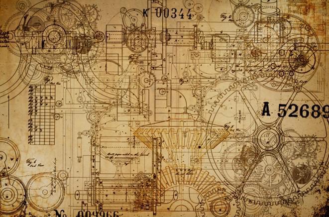 Mechanics - Roycycled Decoupage Paper