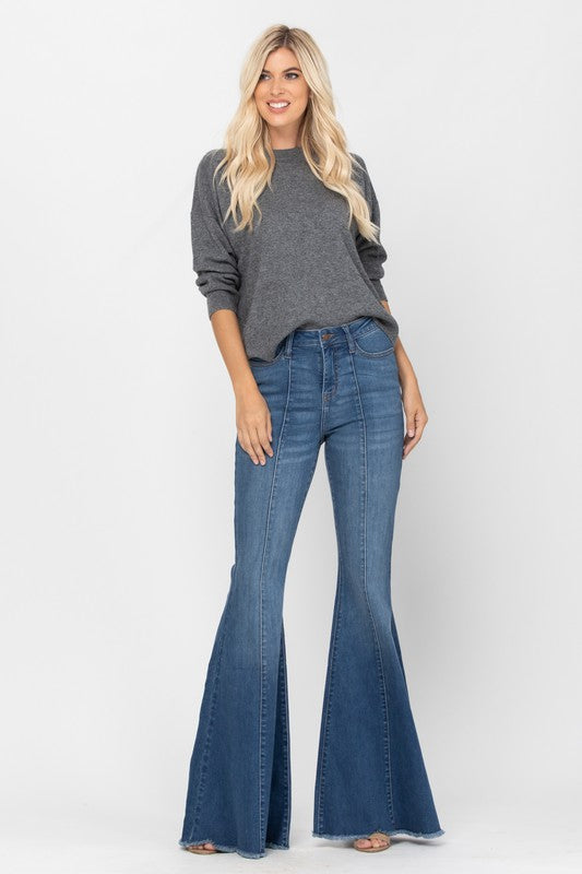 High-Rise Front & Back Seamed Flare 88204