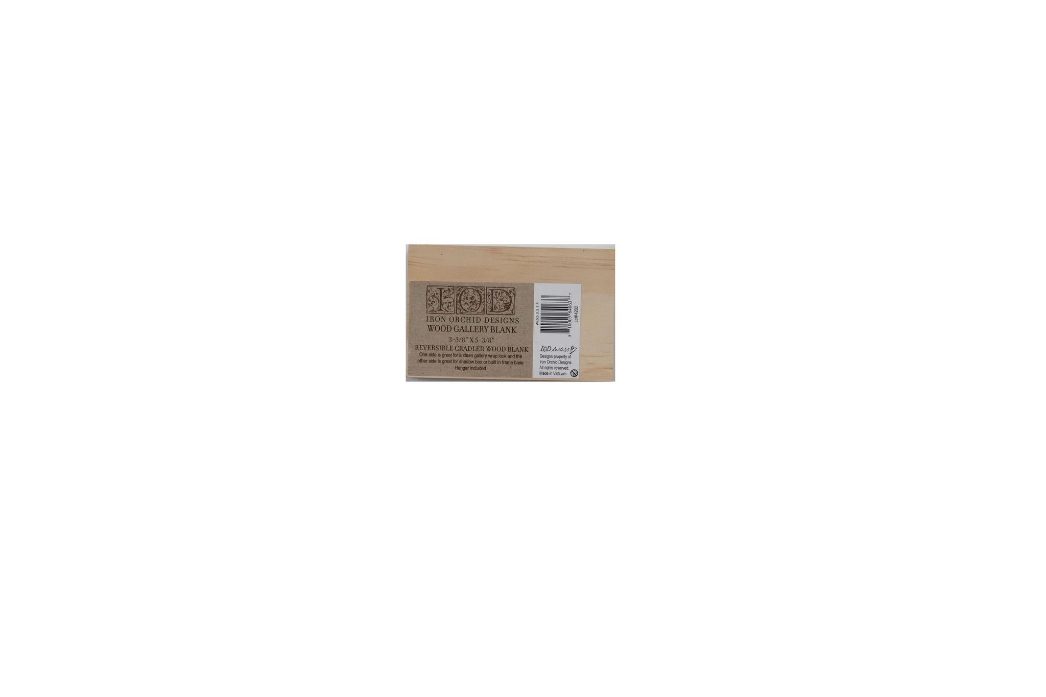 IOD WOOD GALLERY BLANK 3.5x5.5