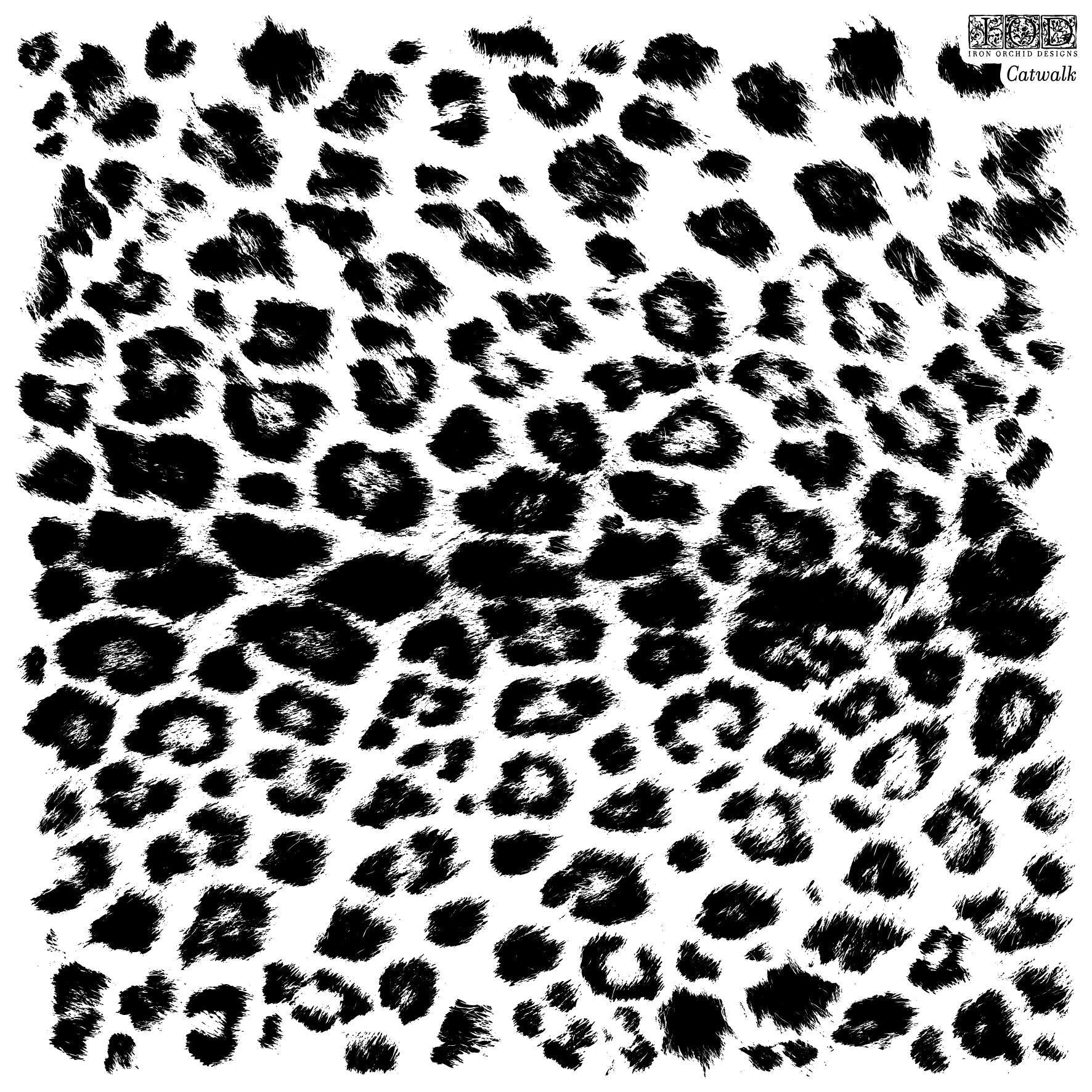 Catwalk 12x12 IOD Stamp™ Retired