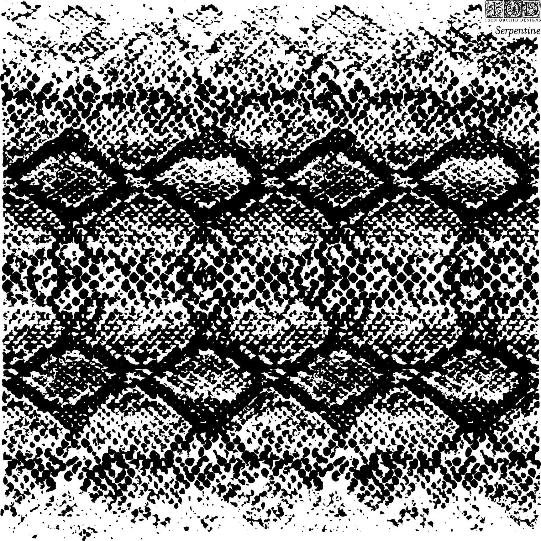 Serpentine 12x12 IOD Stamp™ Retired