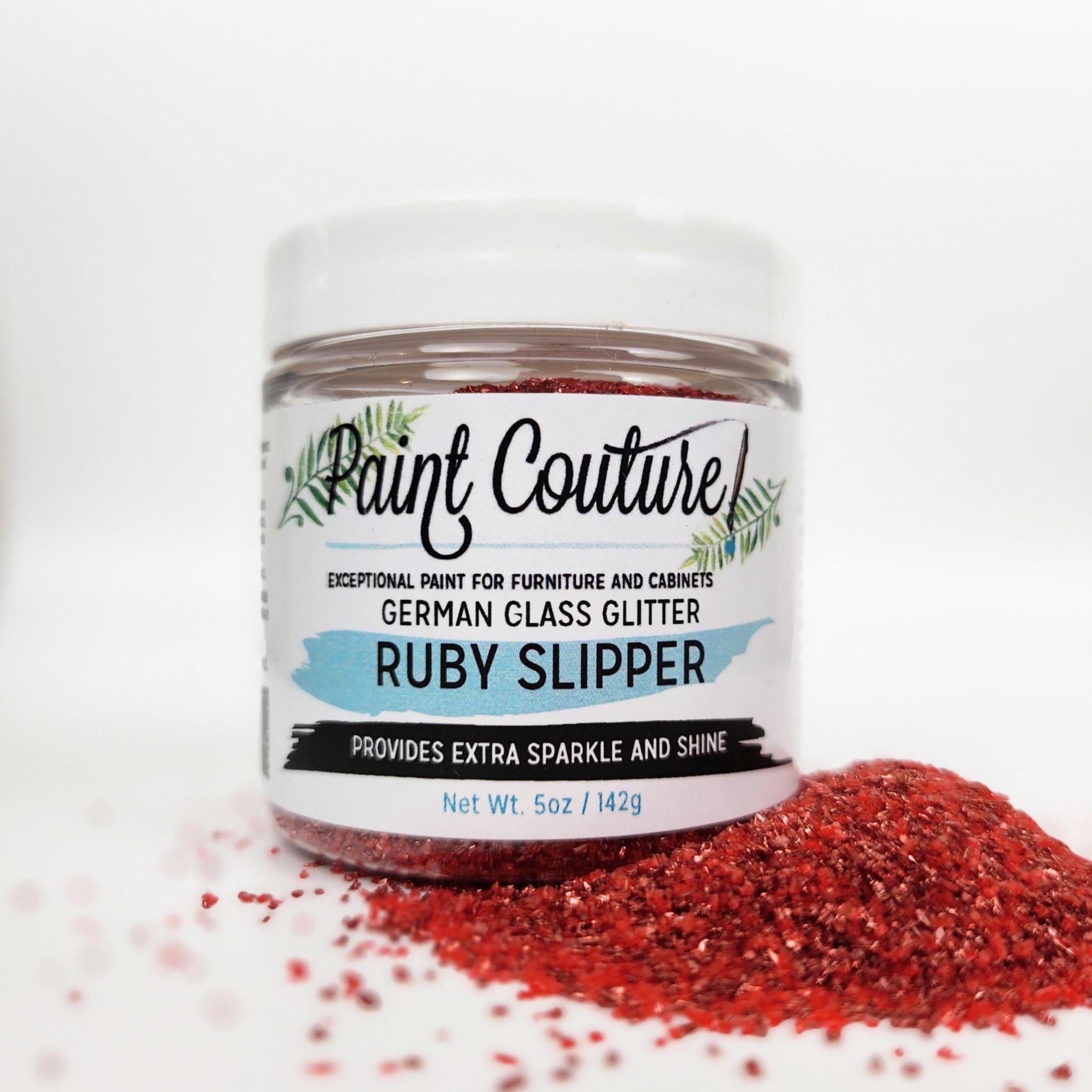 Ruby Slipper - German Glass Glitter