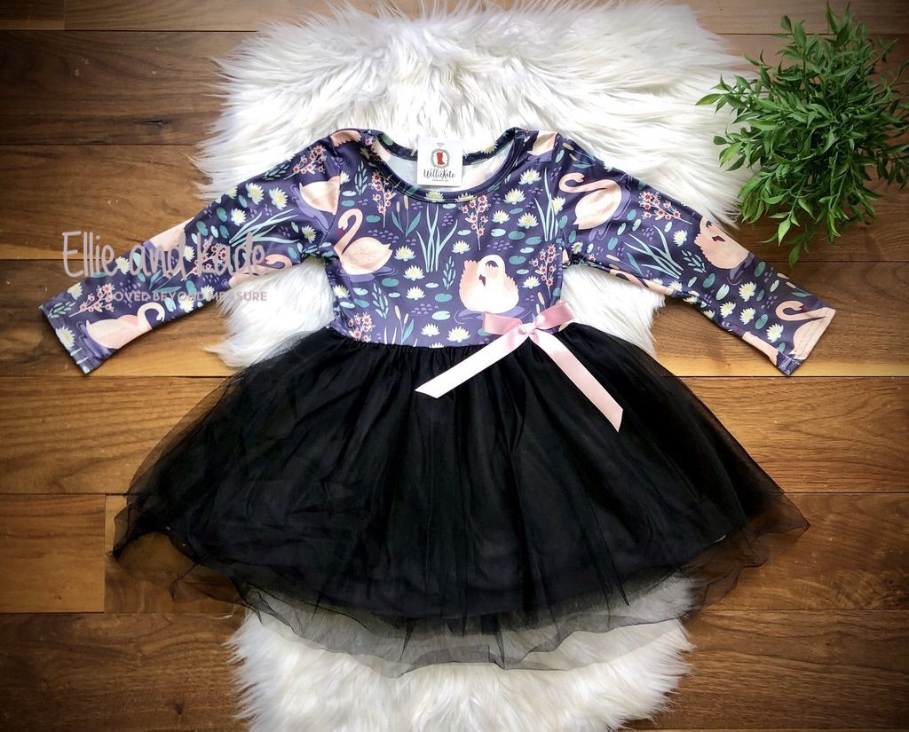 Swan Tulle Dress by Wellie Kate
