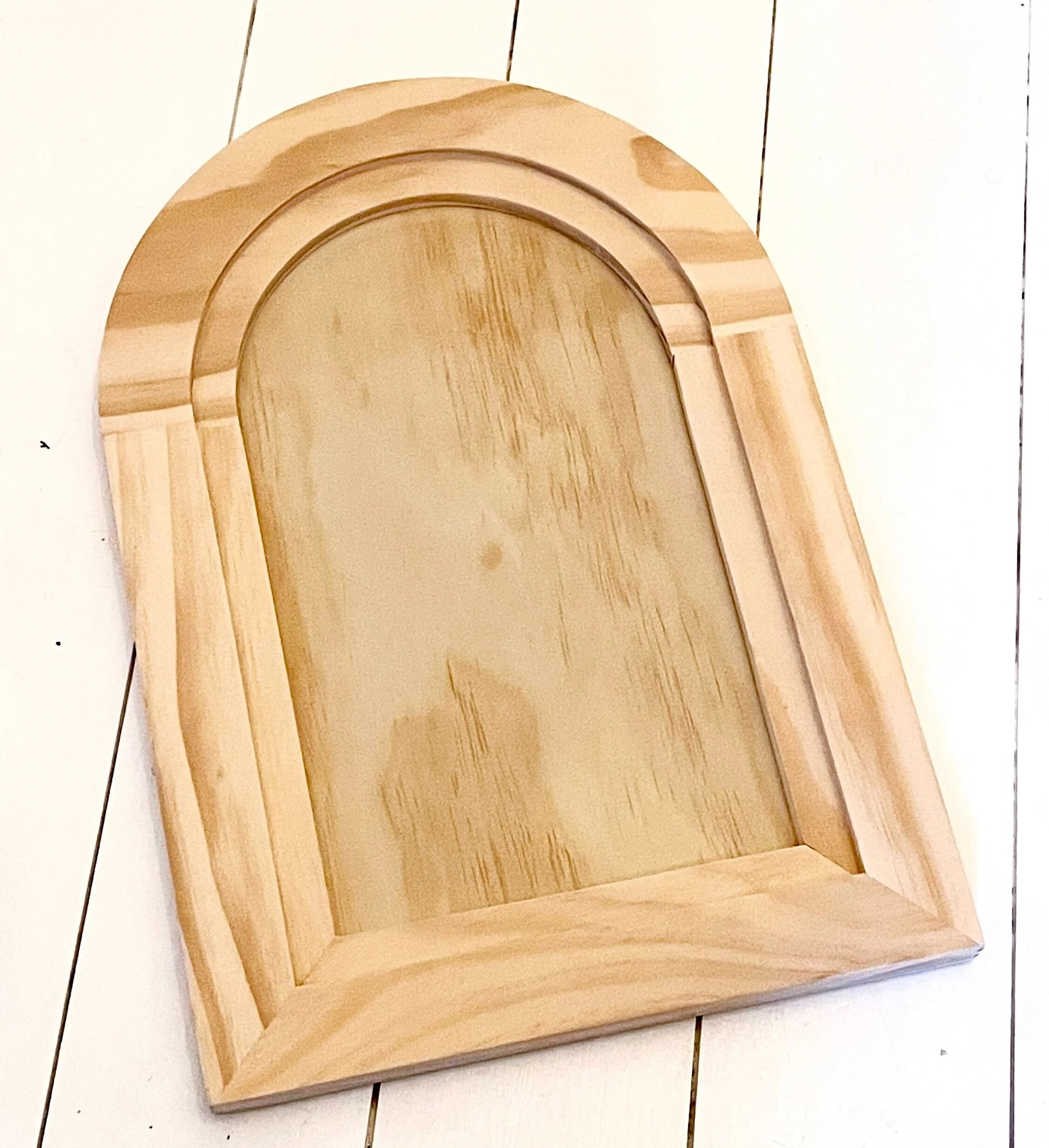 IOD ARCHED WOOD GALLERY BLANK 11X16