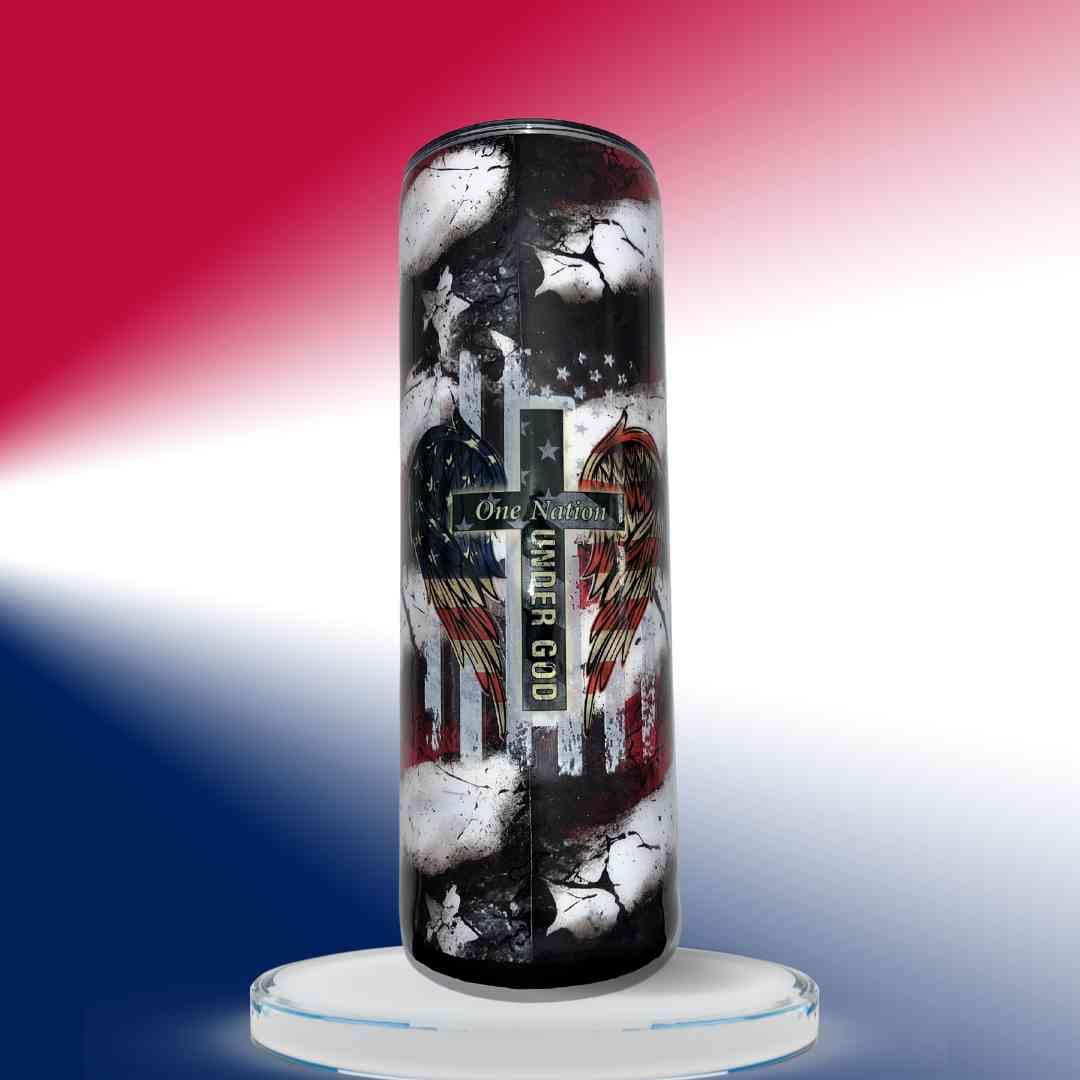 hope + joy collective One Nation Under God Tumbler