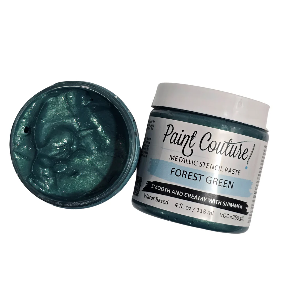 Forest Green - Metallic Stencil Paste by Paint Couture