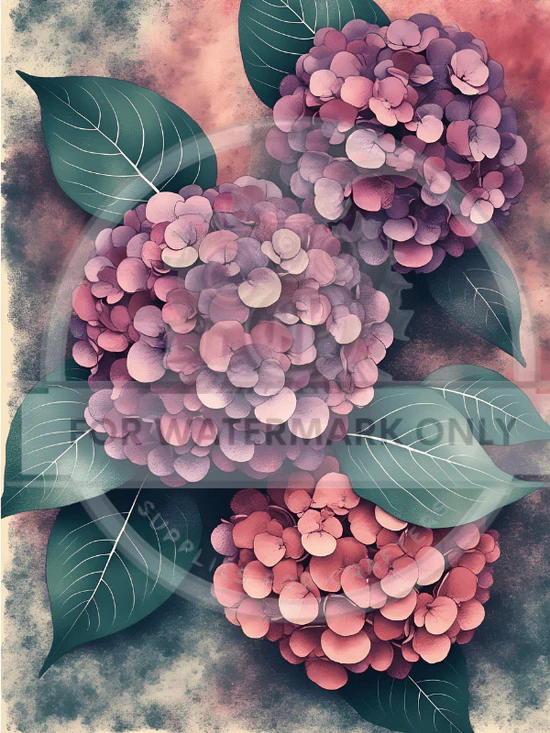 DC719 - Velvet Bloom Decoupage A4 Rice Paper