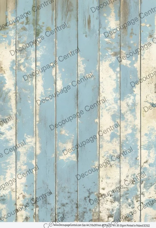 DC922 Skywash Shiplap A4 Rice Paper