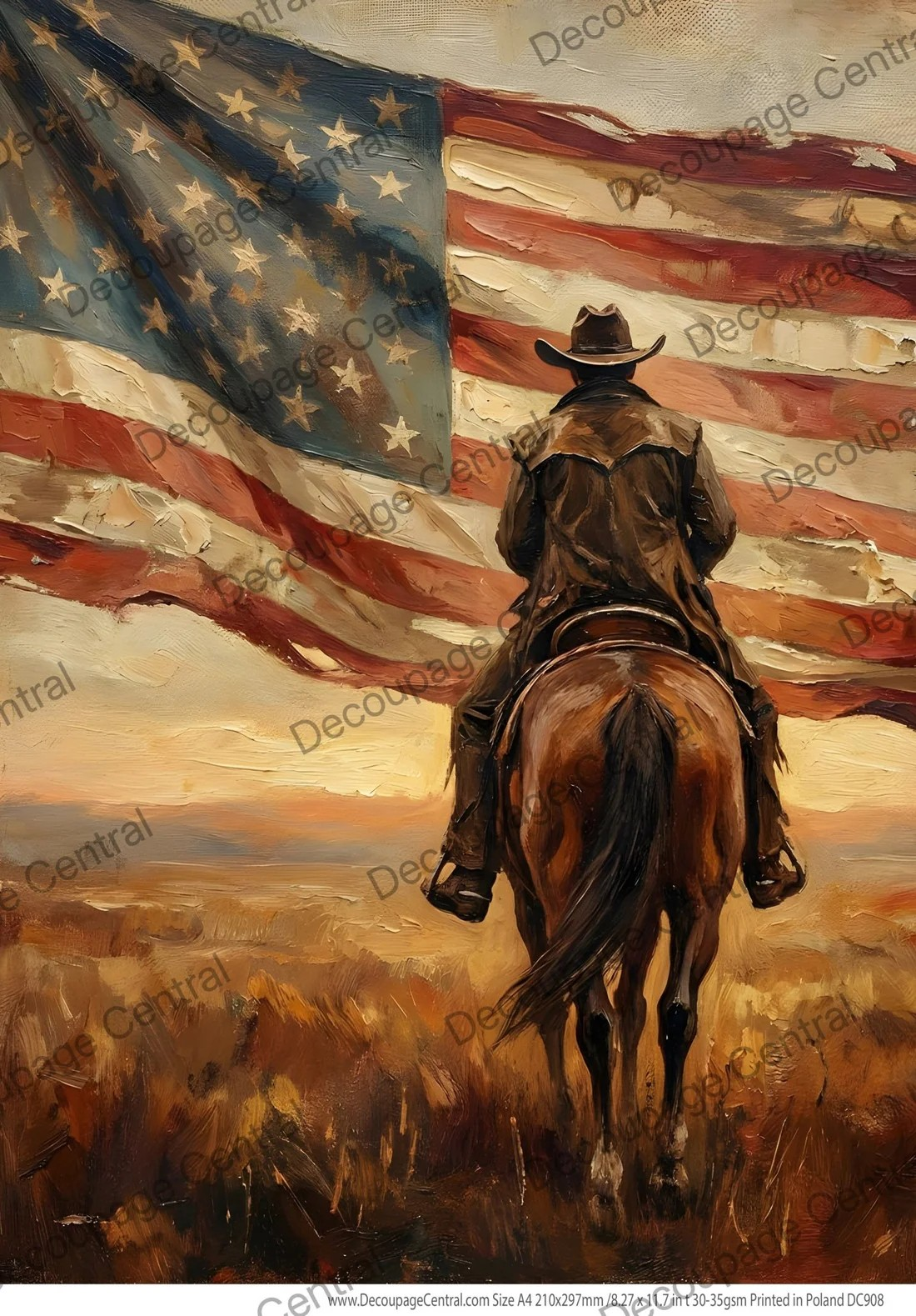 DC908 Ride for the Flag Rice Paper A4 Rice Paper